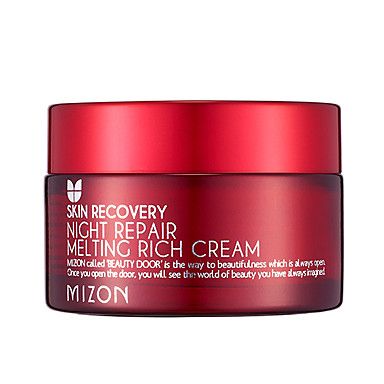 ночной тающий крем для лица mizon night repair melting rich cream
